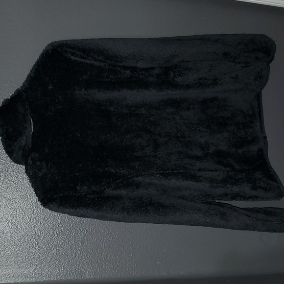 Black Poly-Fleece Columbia Jacket Medium - Picture 5 of 5